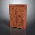 Brown Wooden Entryway Cabinet Sideboard With Drawers Cabinet Doors And Simple Design