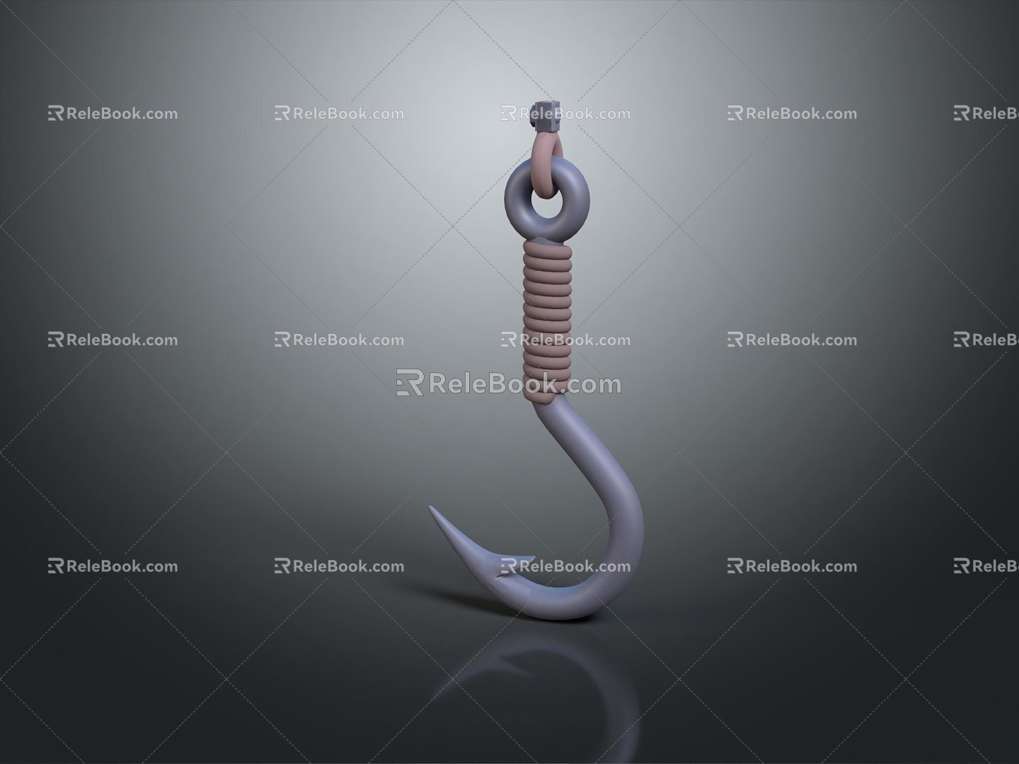 Modern Hook Iron Hook Fish Hook model