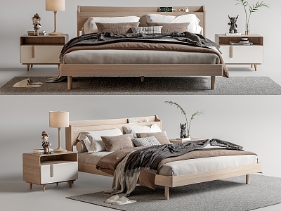 Nordic Double Bed model