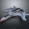 Gray Fighter Jet Model Featuring Sleek Gray Finish Detailed Cockpit And Aerodynamic Wings