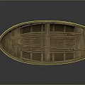 Traditional Wooden Boat as Water Transportation Vehicle With Wooden Frames And Open Structure