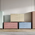 Modern Entryway Cabinet And Side Cabinet In Various Colors With Drawers And Storage Design