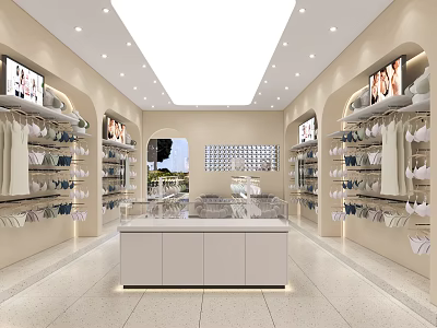 Underwear store model bra 3d model