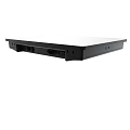 Black Rectangular Device With Flat Surface And Edge Holes Design