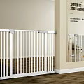 White Indoor Pet Fence With Smart Monitoring Function For Dogs Safety