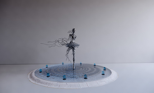 Modern Urban Sculpture Landscape Sculpture Waterscape Sculpture Character Sculpture Dance Sculpture 3d model