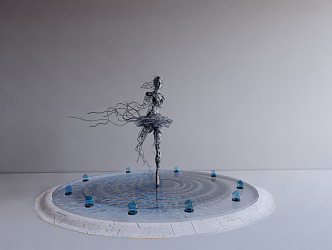 Modern Urban Sculpture Landscape Sculpture Waterscape Sculpture Character Sculpture Dance Sculpture 3d model