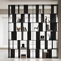 Modern Bookshelf Partition Cabinet Decorative Cabinet Minimalist Storage Rack High Cabinet Bookcase Entrance Cabinet 3d model