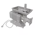 Stainless Steel Electric Meat Grinder With Removable Tray And Grinding Blade
