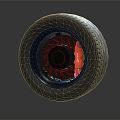 Modern tires car tires 3d model