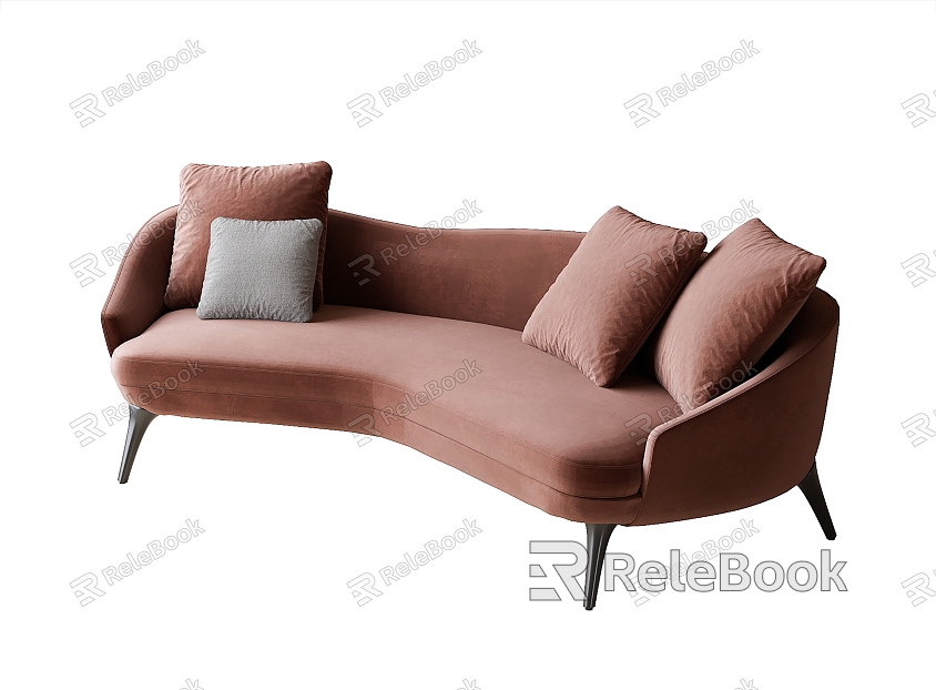 modern double sofa reception sofa model