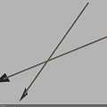 Two Traditional Crossed Metal Arrows Weapon With Sharp Arrowheads And Long Shafts