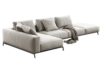 Modern Multiplayer Sofa 3d model