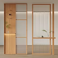 Modern screen partition 3d model