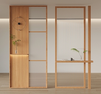 Modern screen partition 3d model