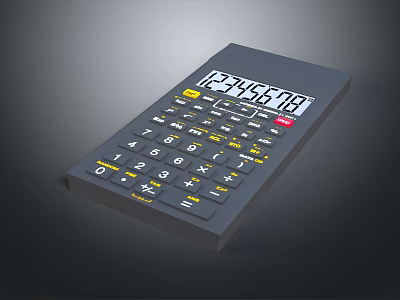 Calculator Electronic Calculator Casio Calculator Stationery Office Supplies Office Items 3d model