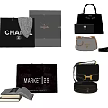 Stylish CHAN CHARLAN MARKET 129 Handbags Shopping Bags Small Purses And Accessories