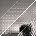 Modern Metallic Wall Surface With Grid Dot Hexagonal And Textured Patterns