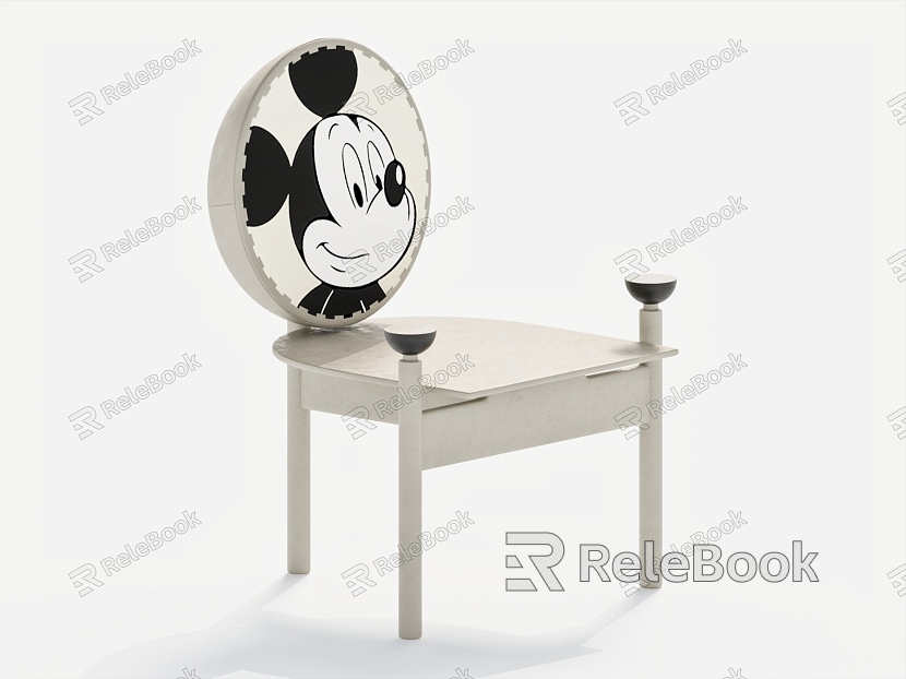 Modern Children's Chair Cartoon Single Chair Stool model