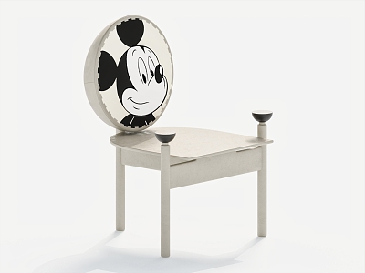 Modern Children's Chair Cartoon Single Chair Stool model