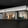 LANGE Building Materials Exhibition Booth Model 3d model
