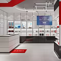 High-end cosmetics store 3d model