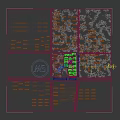 Aerial Planning of Modern Residential Complex With High Rise Buildings Greenery and Well Arranged Roads