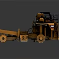 CASE Yellow Heavy Duty Motor Grader With Cab Large Blade And Wheels