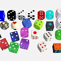 Modern Dice Entertainment Equipment 3d model