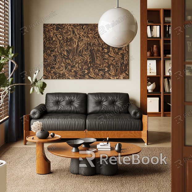 Middle Style Living Room model