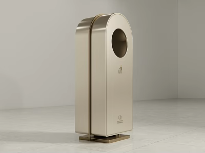 Modern Light Luxury Trash 3d model