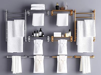 Light Luxury Towel Rack Bath Towel Rack model