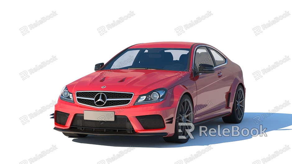 Mercedes AMG C63 2012 Mercedes-Benz has few simple mold surfaces model