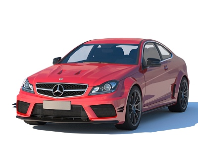 Mercedes AMG C63 2012 Mercedes-Benz has few simple mold surfaces model