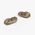 Natural Rockery Stones With Natural Gray Brown Color And Textured Surface For Garden Decor