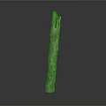 Natural Wooden Log Featuring Rough Surface And Rich Natural Texture On Gray Backdrop