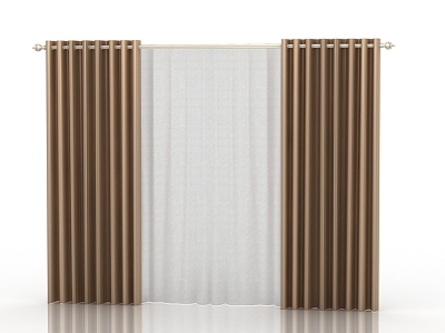 Modern curtains 3d model