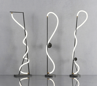 Modern special-shaped floor lamp floor lamp 3d model