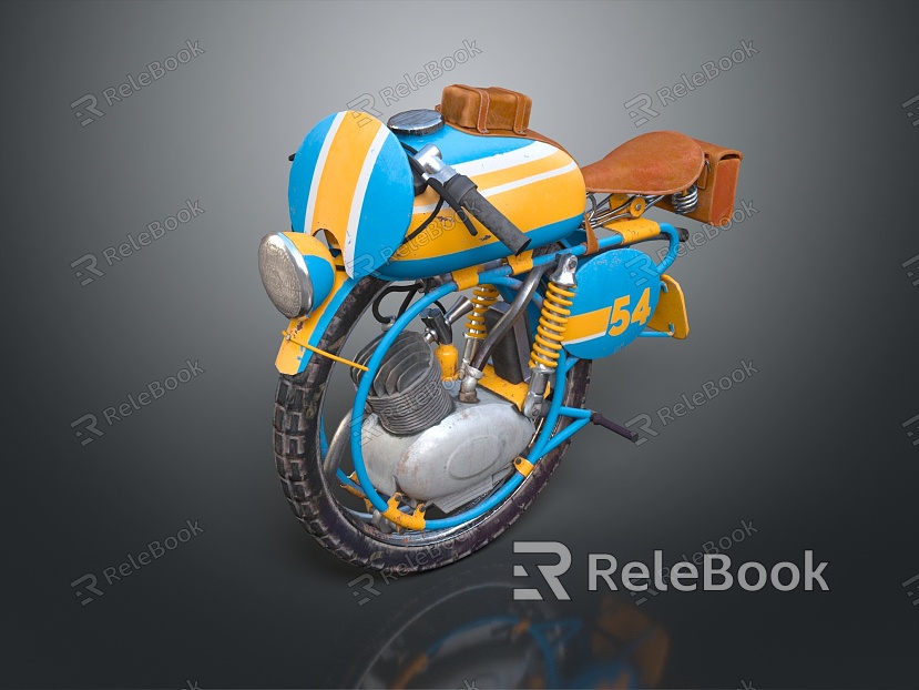 Industrial LOFT motorcycle unicycle model