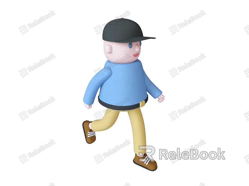 character cartoon model