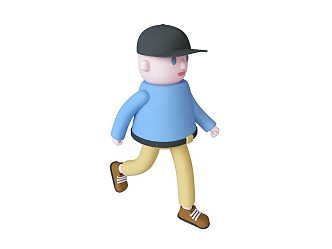 character cartoon 3d model