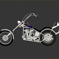 Motorcycle Two-wheeled Motorcycle Cross-country Motorcycle Road Race Motorcycle Motor Vehicle Transport 3d model