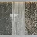 Natural Stone Background Wall With Marble Texture Panels And Different Gray Patterns Design 3d model