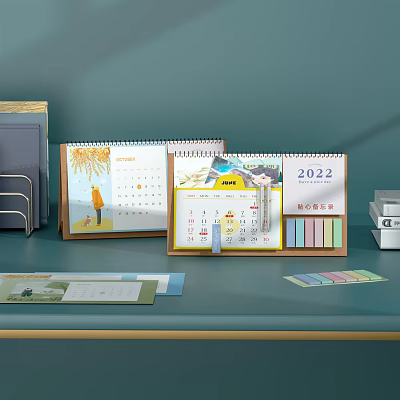 Modern desk calendar desk calendar table 3d model Modern desk calendar desk calendar table 3d model