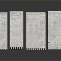 Gray Stacked Precast Concrete Panels For Modern Furniture Construction