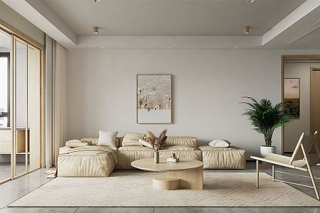 modern living room home living room 3d model