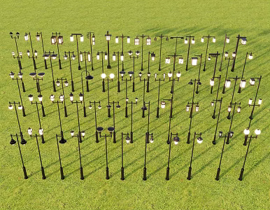 European style street lamp outdoor lamp landscape lamp square lamp park lamp 3d model
