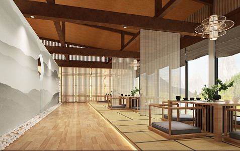 New Chinese Teahouse 3d model