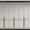 Minimalist wardrobe 3d model