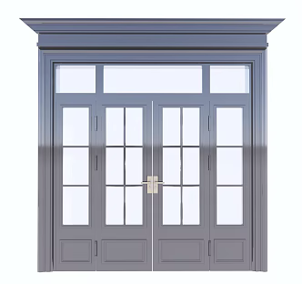 Jane Ou Gate Courtyard Villa Gate 3d model
